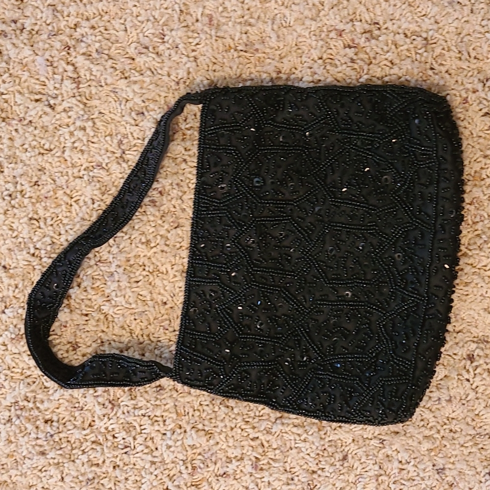 Hillard & Hanson beaded handbag